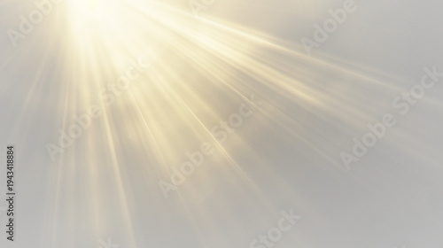 Fotografía Png star light with sun and radiant sunlight rays in golden tone