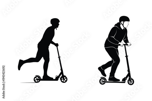 golf player silhouette vector