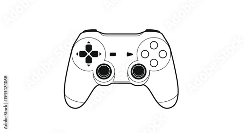 vector illustration of a black and white dice