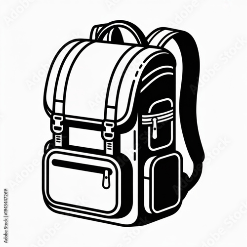 Quiet Evening Library Illustration Showcasing Minimalist Reading Room with Floor-to-Ceiling Bookshelves, Soft Light, and Cozy Seating