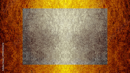 金のフレームの背景素材