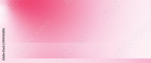 Pink gradient studio room design. Light rose podium concept wallpaper. Wall and floor surface backdrop for presentation, mockup template, product showcase. Empty platform or display backdrop. Vector