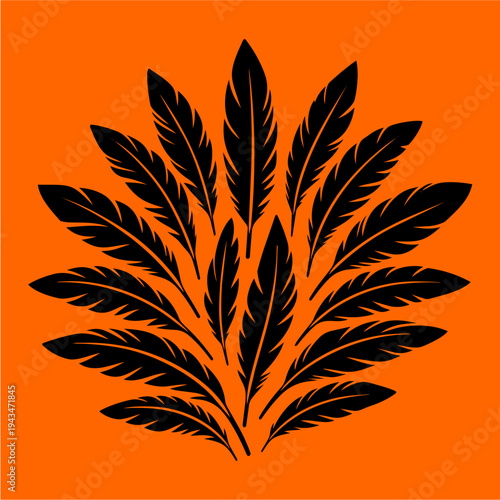 hojas, vector, fábrica, dechado, naturaleza, floral, ilustración, flor, emplumar, designio, arte, árbol, decoraciones, adorno, sucursal, símbolo, silueta, con textura, verde, elemento, verano, antique