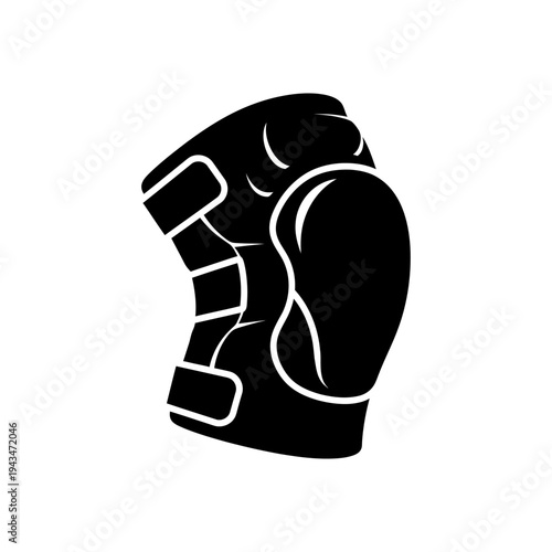 Essential protective knee pad illustration for sports and outdoor activities, ensuring safety and crucial support for athletes and enthusiasts alike