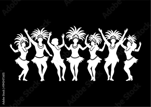 carnaval, mujer, plumas, brasil, vector, tatuaje, dragones, ilustración, silueta, animal, símbolo, ave, negro, designio, aguilas, arte, administrar, tribal, fantasía, caballo, dibujos animados, firmar