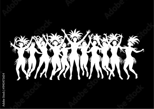 carnaval, mujer, plumas, brasil, vector, tatuaje, dragones, ilustración, silueta, animal, símbolo, ave, negro, designio, aguilas, arte, administrar, tribal, fantasía, caballo, dibujos animados, firmar