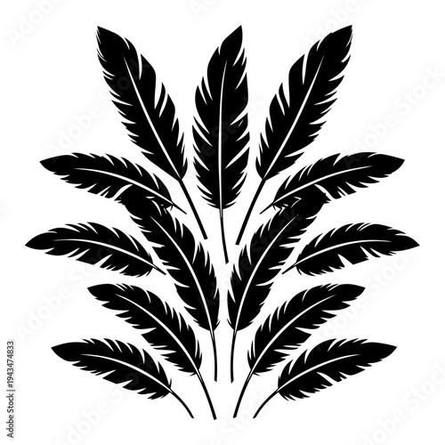 hojas, vector, fábrica, dechado, naturaleza, floral, ilustración, flor, emplumar, designio, arte, árbol, decoraciones, adorno, sucursal, símbolo, silueta, con textura, verde, elemento, verano, antique