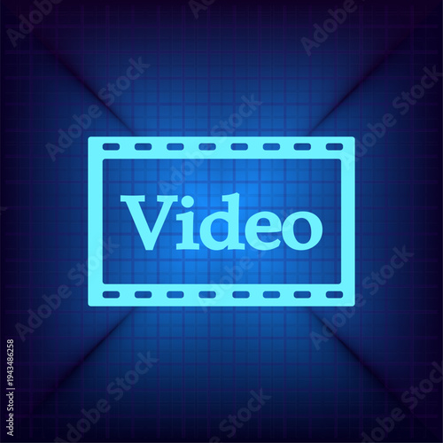 Vector illustration on a blue background