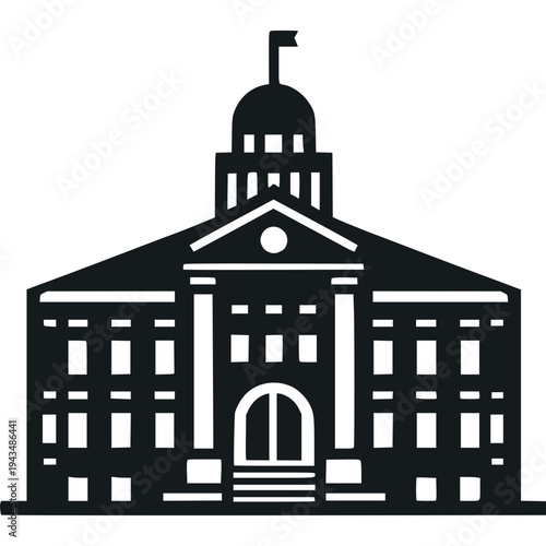 City Hall Icon Vector
