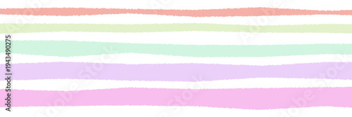 Hand drawn pastel washi tape strips for digital scrapbooking and planner decoration