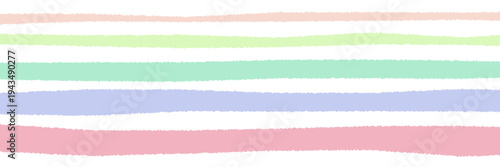 Hand drawn pastel washi tape strips for digital planning and bullet journal scrapbooking