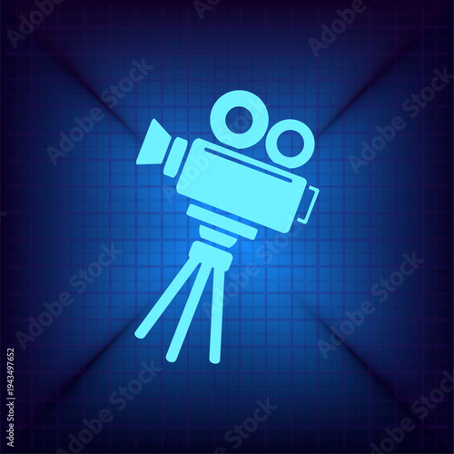 Vector illustration on a blue background