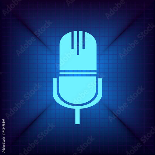 Vector illustration on a blue background