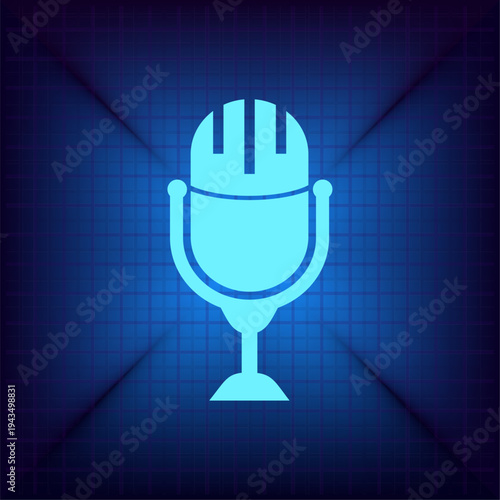 Vector illustration on a blue background