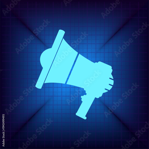 Vector illustration on a blue background