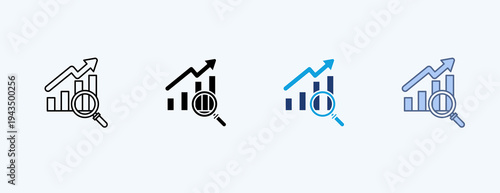 Prediction Multiple Icon Illustration Vector