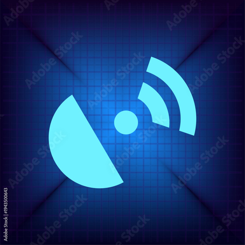 Vector illustration on a blue background