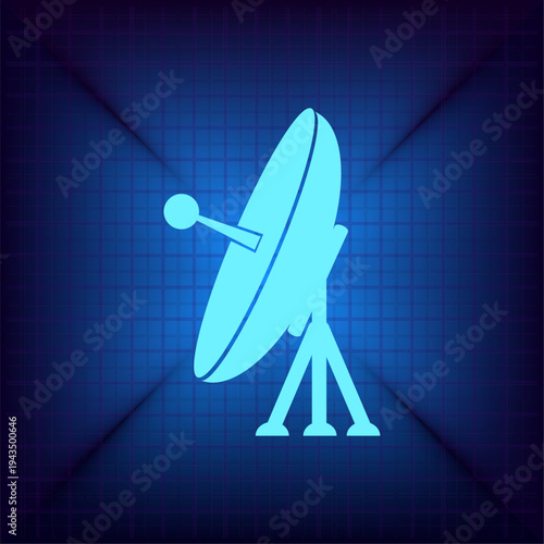 Vector illustration on a blue background