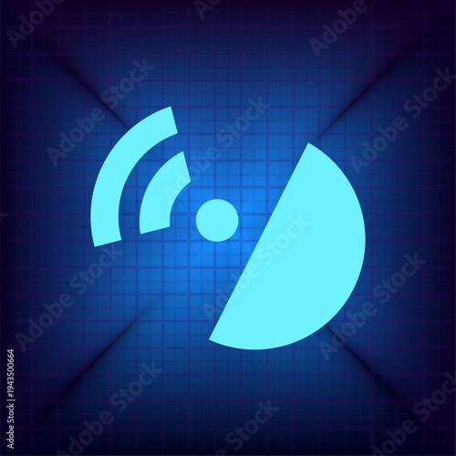 Vector illustration on a blue background