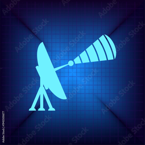 Vector illustration on a blue background