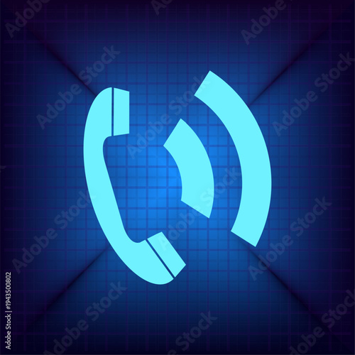 Vector illustration on a blue background