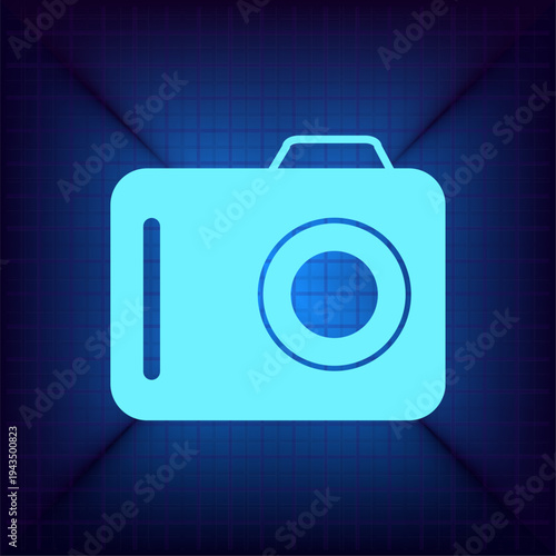 Vector illustration on a blue background