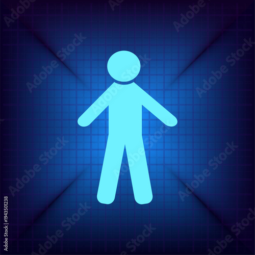 Vector illustration on a blue background