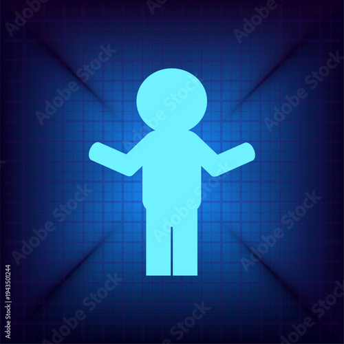 Vector illustration on a blue background