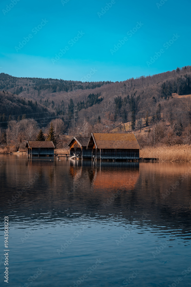 Fototapeta premium Landscape Walchensee Germany