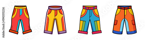 Shop colorful striped pants fashion apparel trendy clothing online stylish trousers design ideas