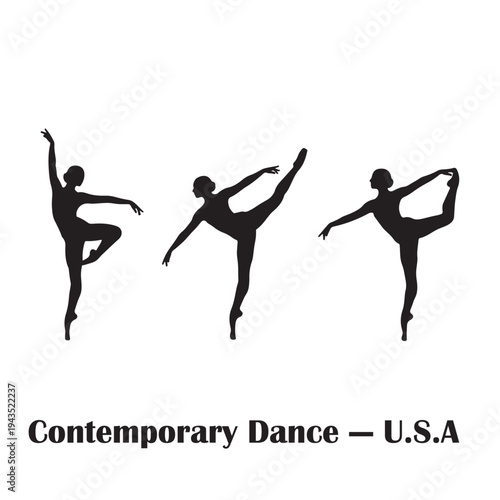 Photos Contemporary Ballet Dance Silhouettes and U