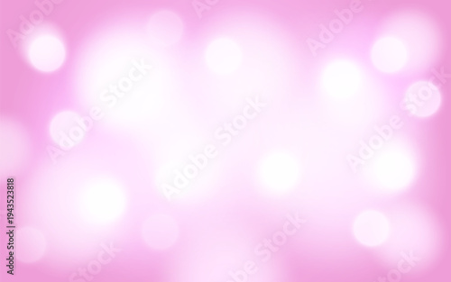 Pink Abstract Bokeh Background with Soft Glowing Light and Romantic Blur, Background decoration