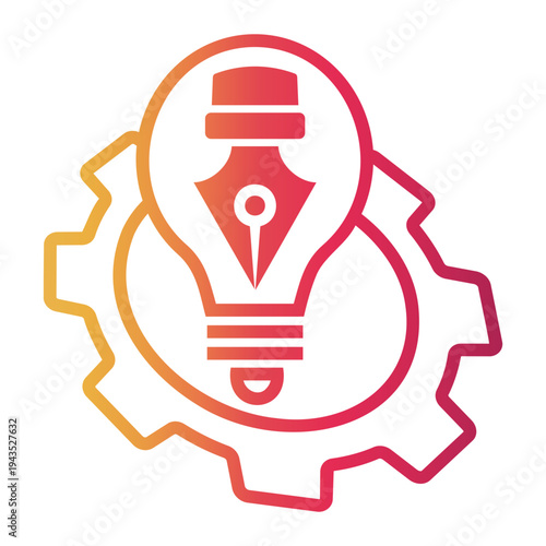 critical thinking Line Gradient Icon