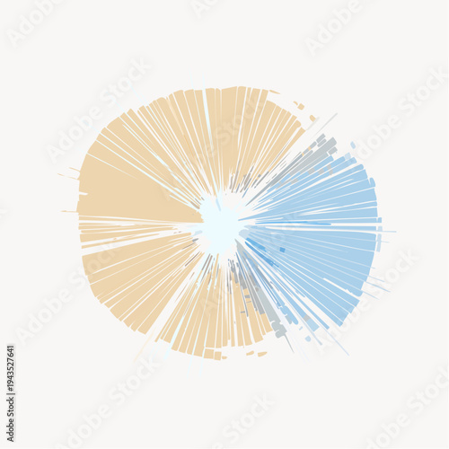 Bioluminescent Electric Ray Illustration with Glowing Effect in Deep Ocean Water
