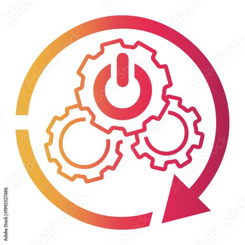 critical thinking Line Gradient Icon