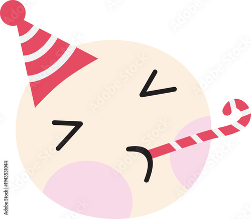 다양한 감정표정을 짓는 얼굴캐릭터