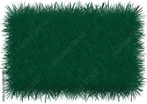 Deep green textured rectangle, organic pattern for nature-themed design, graphic resource