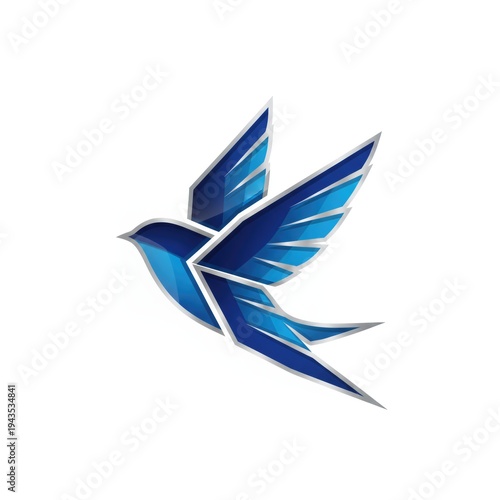 Celestial cobalt wing logo