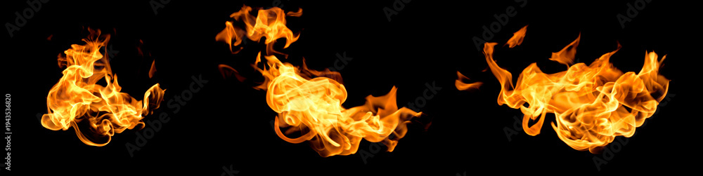 Fototapeta premium Flame heat fire