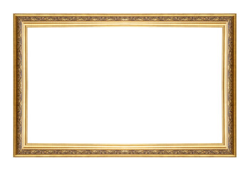 Golden picture frames