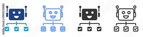 Contextual Guidance icon set multiple style collection