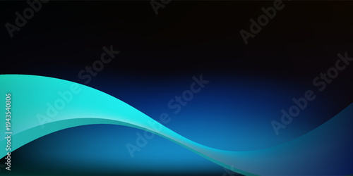 glow curve line dark blue abstract background premium luxury copy space design