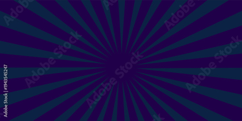 Abstract Dark Blue Sunburst Background with Radial Stripes vector ilustartion