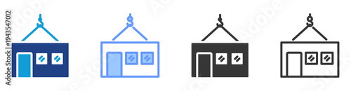 Prefab Solutions icon set multiple style collection