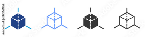 Modular Framework icon set multiple style collection