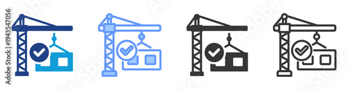 Prefab Benefits icon set multiple style collection