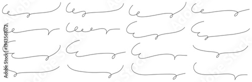 横長手書き吹き出しフレーム素材　やさしくゆるい見出し装飾