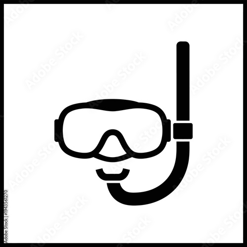 Snorkeling Mask and Tube Equipment.