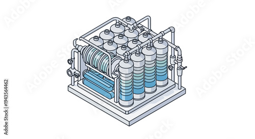 Advanced Water Purification System for Industrial Applications and Scientific Research