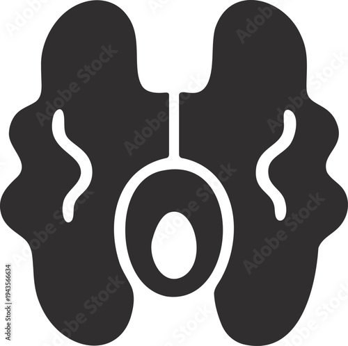 Walnut Icon Silhouette with Walnut with Icon with Silhouette with Black And White with Food